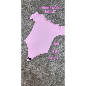 Fashion Nova Pink Bodysuit